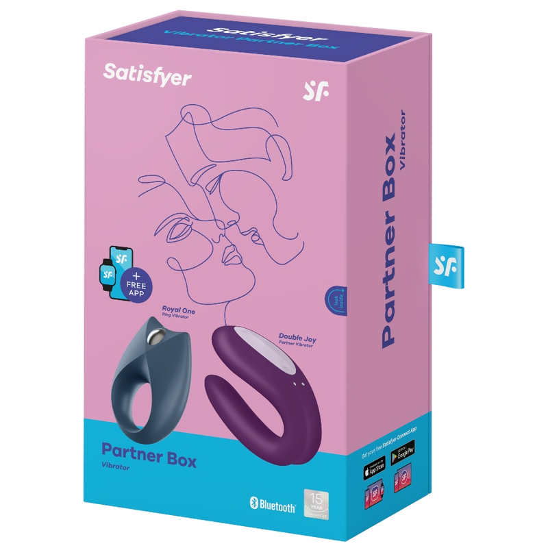 SATISFYER - PARTNER BOX 2 SEX TOYS PER COPPIA