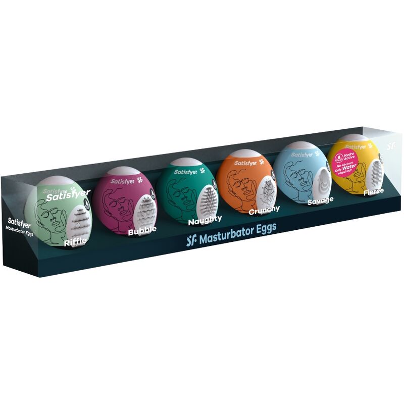 SATISFYER - SET 6 OVETTI MASTURBATORI