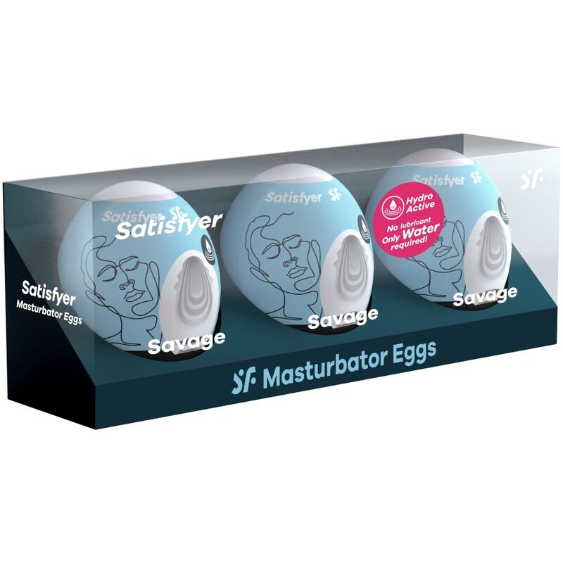 SATISFYER - SAVAGE SET 3 OVETTI MASTURBATORI