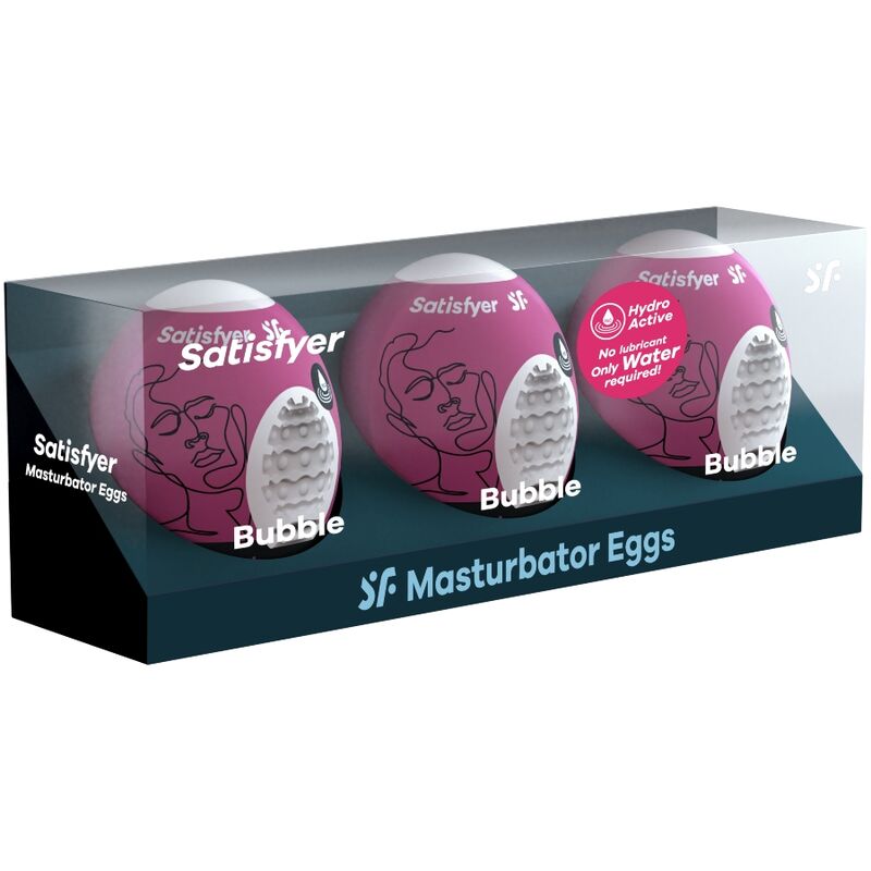 SATISFYER - BUBBLE SET 3 OVETTI MASTURBATORI
