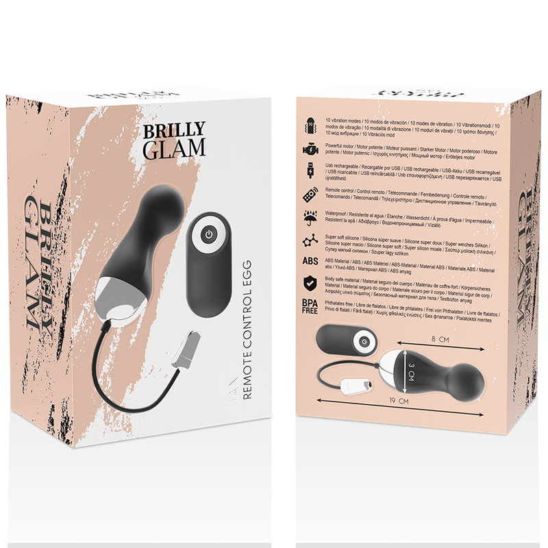 BRILLY GLAM - IAN OVETTO VIBRANTE CON TELECOMANDO