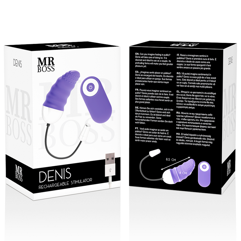 MR BOSS - DENIS OVETTO IN SILICONE CON TELECOMANDO