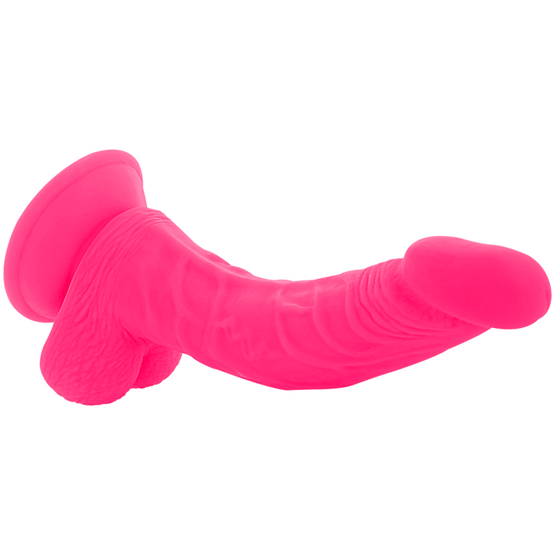 DIVERSIA - DILDO VIBRANTE FLESSIBILE ROSA 21,5 CM -O- 4,5 CM