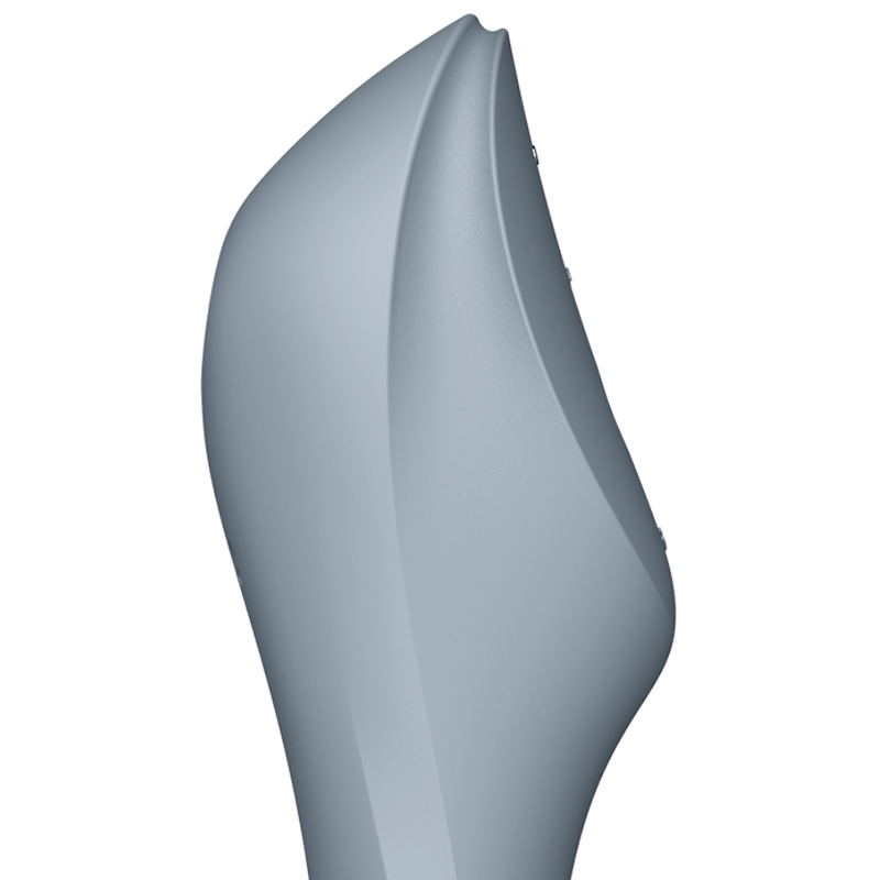 SATISFYER - CURVY TRINITY 3 VIBRATORE E SUCCHIA CLITORIDE AIR PULSE CELESTE