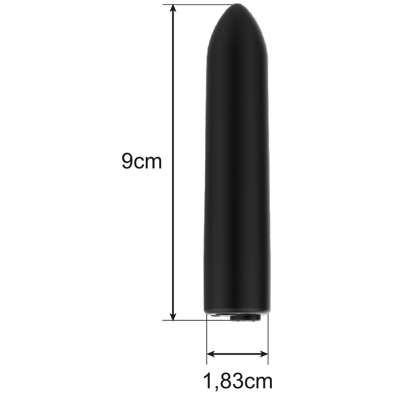 INTENSE - BULLET VIBRANTE 10 MODALITA' NERO