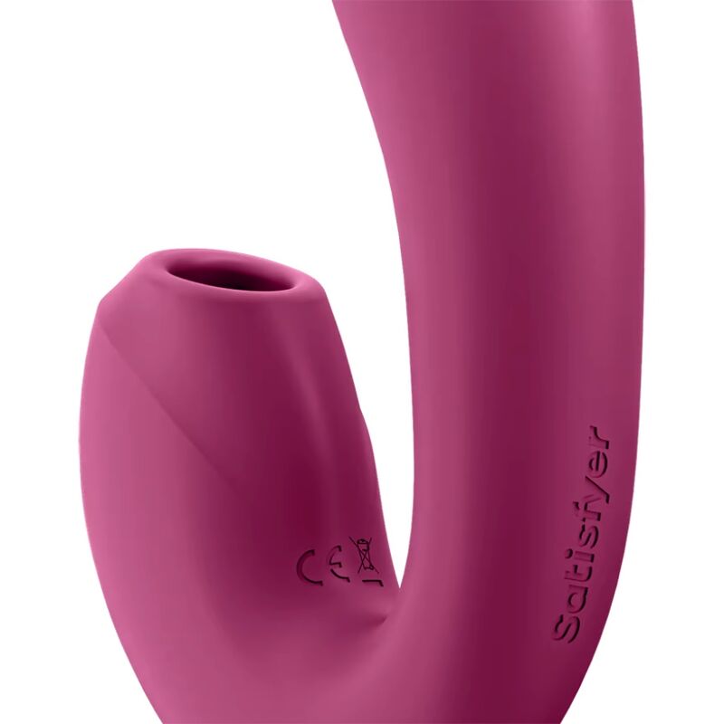 SATISFYER - SUNRAY STIMOLATORE E VIBRATORE CON APP ROSSO