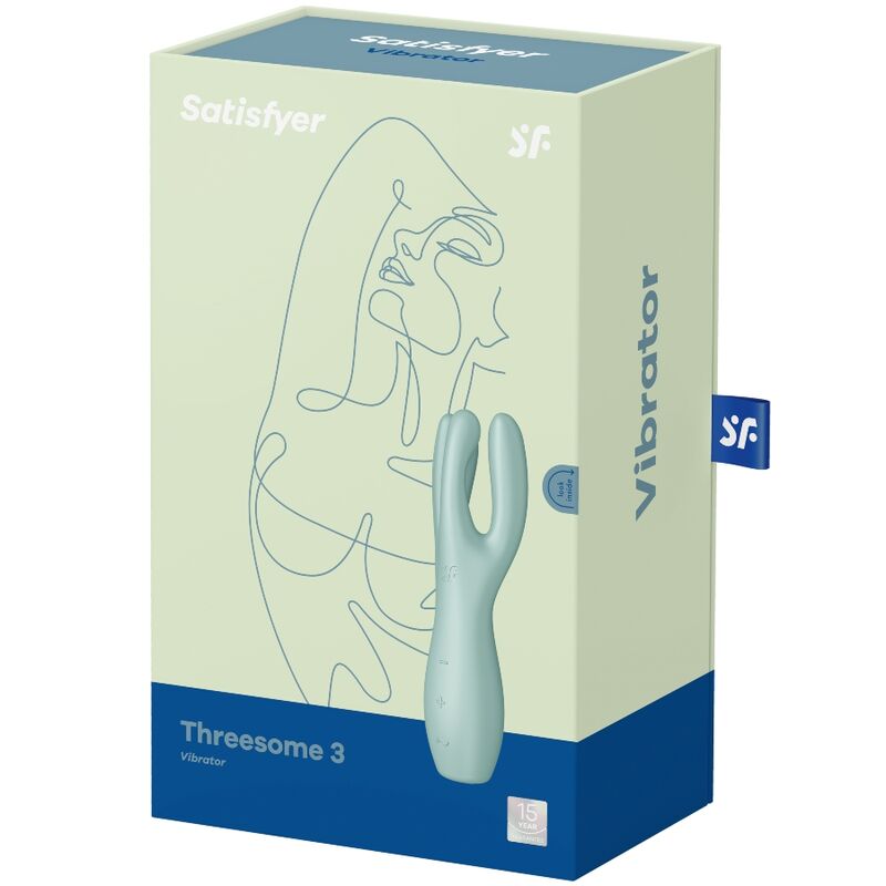 SATISFYER - THREESOME 3 VIBRATORE A TRE BRACCI ROSA