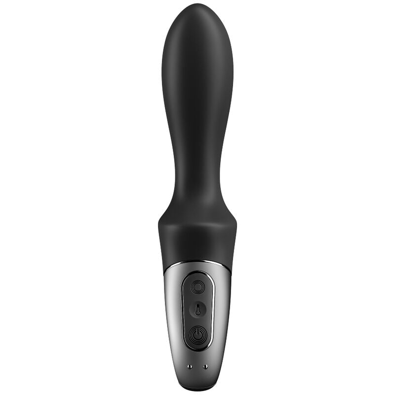 SATISFYER - HEAT CLIMAX VIBRATORE ANALE CON APP NERO