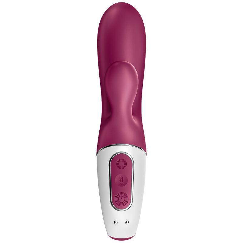 SATISFYER - HOT BUNNY VIBRATORE E STIMOLATORE PUNTO G RISCALDANTE