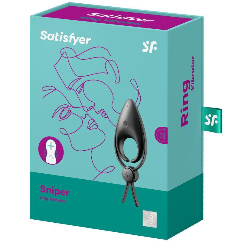 SATISFYER - SNIPER ANELLO DOPPIO VIBRANTE