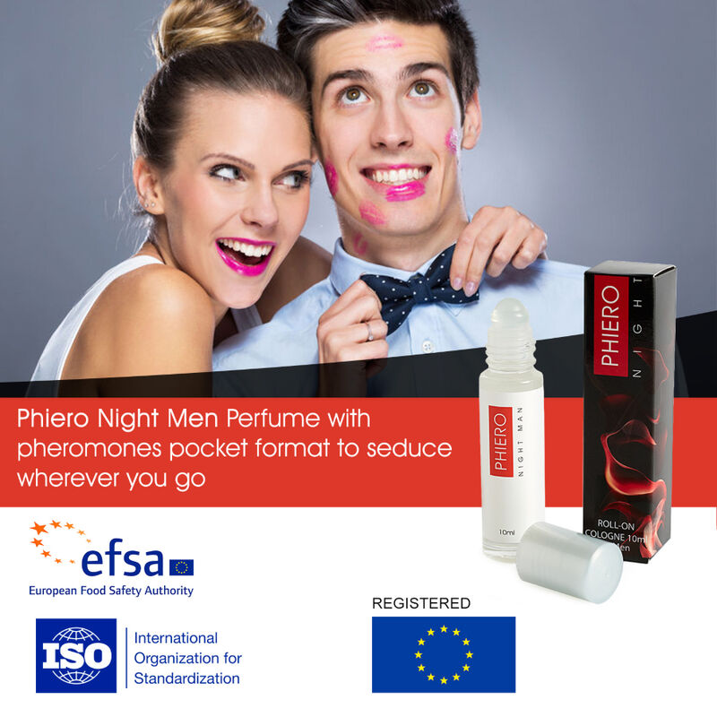 500 COSMETICS - PHIERO NIGHT MAN PROFUMO FEROMONI PER UOMO CON ROLL-ON