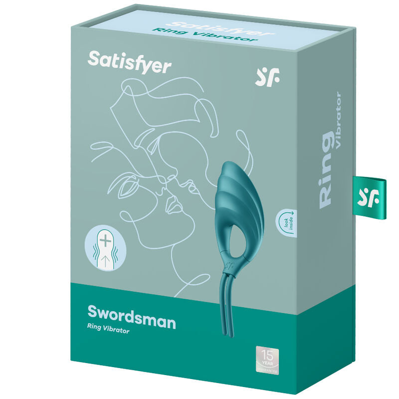 SATISFYER - SWORDSMAN RING ANELLO VIBRANTE PER IL PENE VERDE