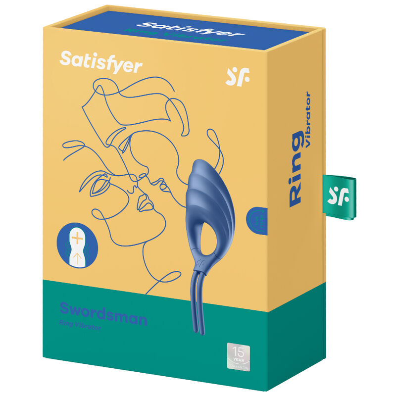 SATISFYER - SWORDSMAN RING ANELLO VIBRANTE PER IL PENE VERDE