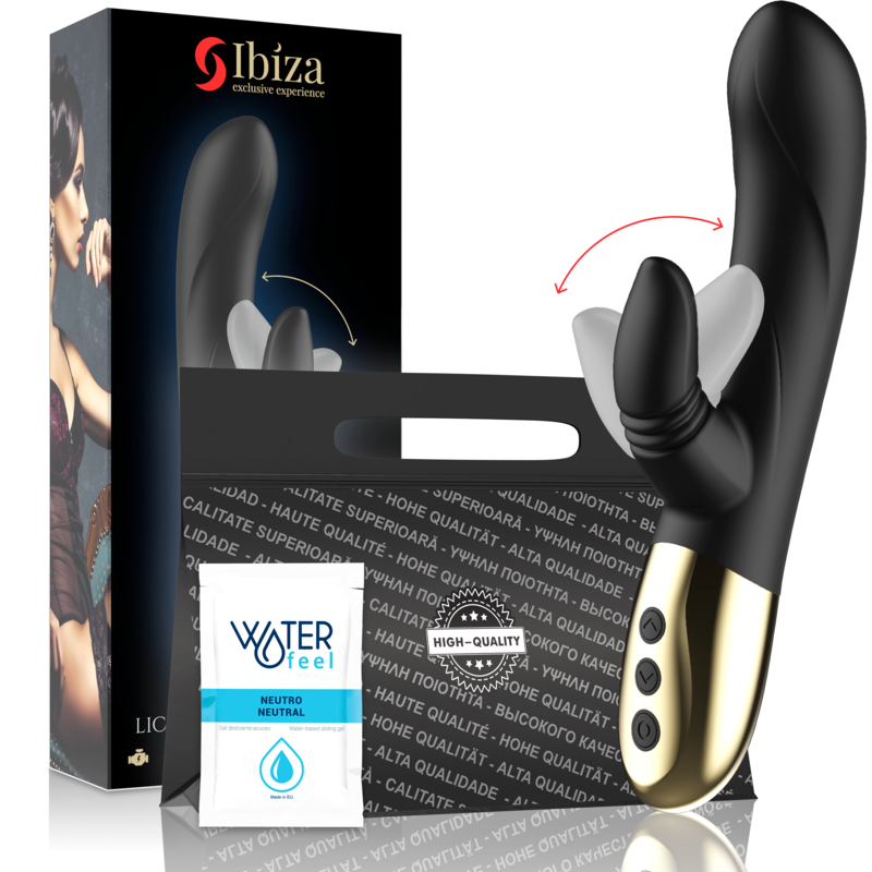 IBIZA - VIBRATORE RABBIT LICKING CON FUNZIONE LINGUA STIMOLANTE