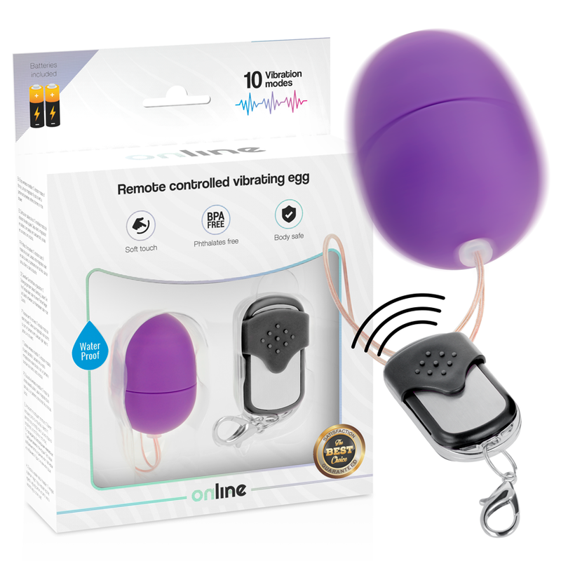 ONLINE - OVETTO VIBRANTE CON TELECOMANDO S VIOLA