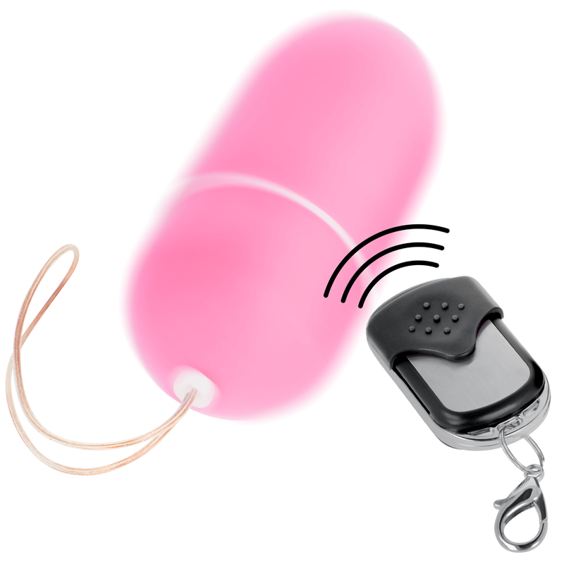 ONLINE - OVETTO VIBRANTE CON TELECOMANDO L ROSA