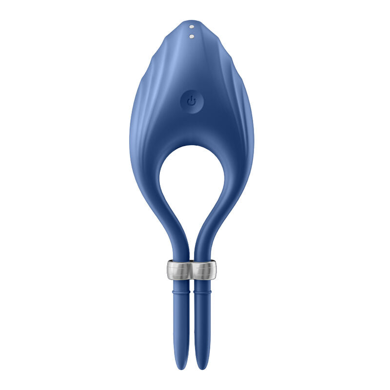 SATISFYER DUELIST ANELLO PENE VIBRANTE AZZURRO