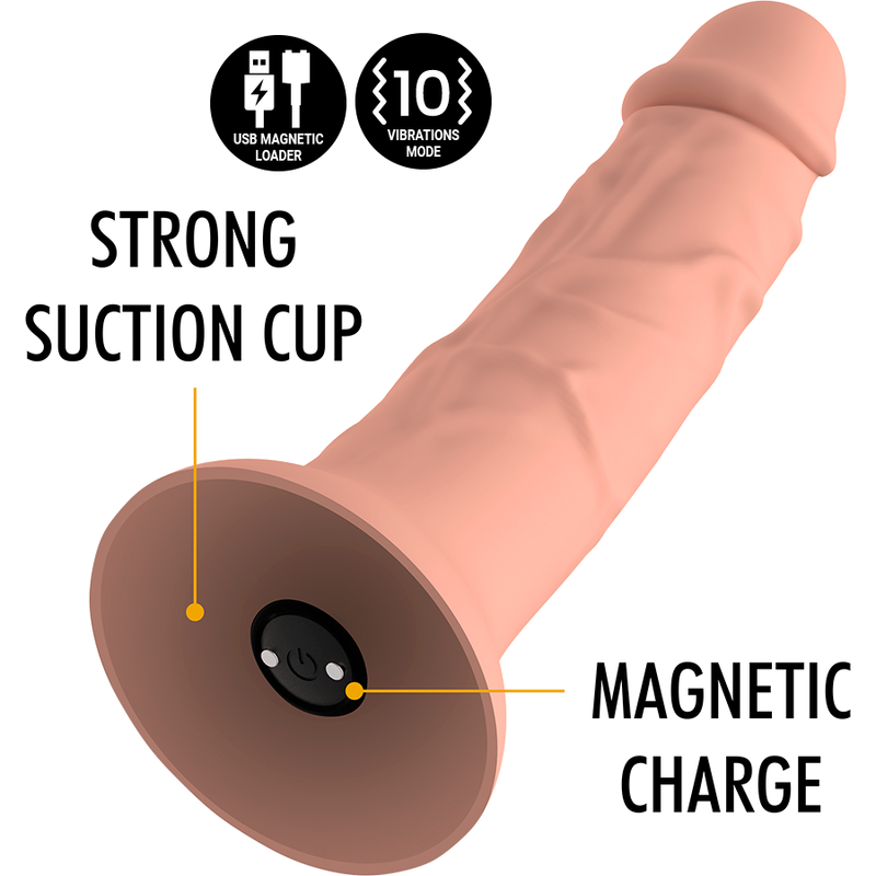 MYTHOLOGY - ASHER ORIGINAL DILDO VIBRANTE MISURA S COMPATIBILE CON LA TECNOLOGIA WIRELESS WATCHME