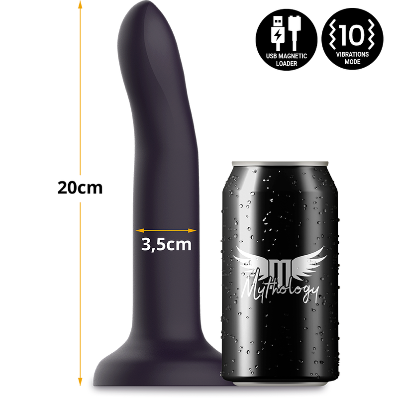 MYTHOLOGY - DUMAN MYSTIC DILDO VIBRANTE MISURA L COMPATIBILE CON LA TECNOLOGIA WIRELESS WATCHME