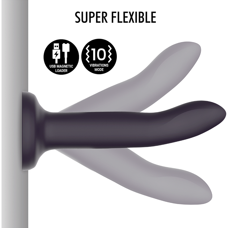 MYTHOLOGY - DUMAN MYSTIC DILDO VIBRANTE MISURA L COMPATIBILE CON LA TECNOLOGIA WIRELESS WATCHME