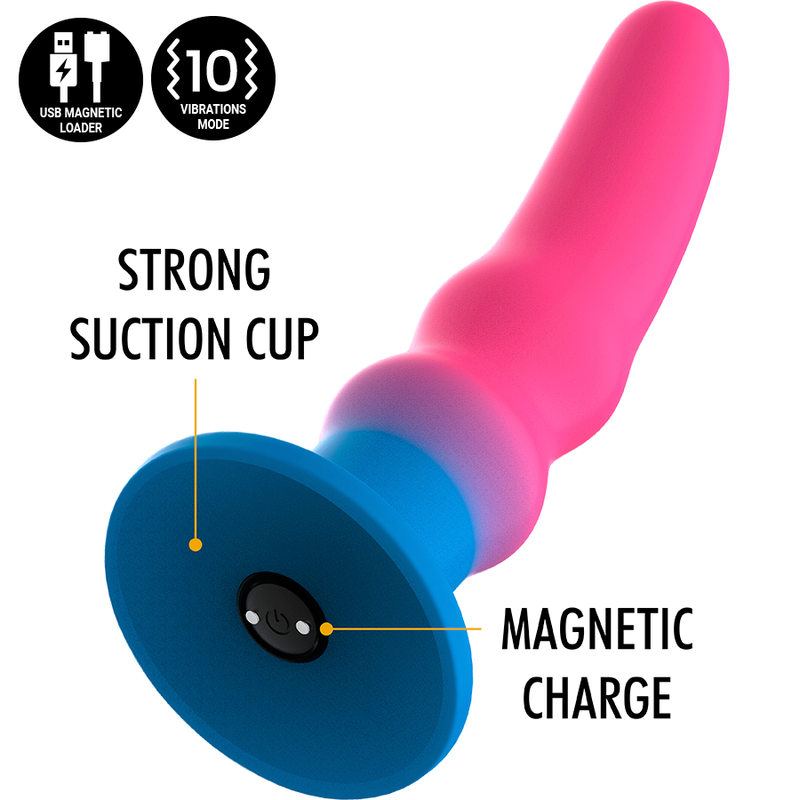 MYTHOLOGY - KUNO UTOPIA DILDO VIBRANTE MISURA M COMPATIBILE CON LA TECNOLOGIA WIRELESS WATCHME