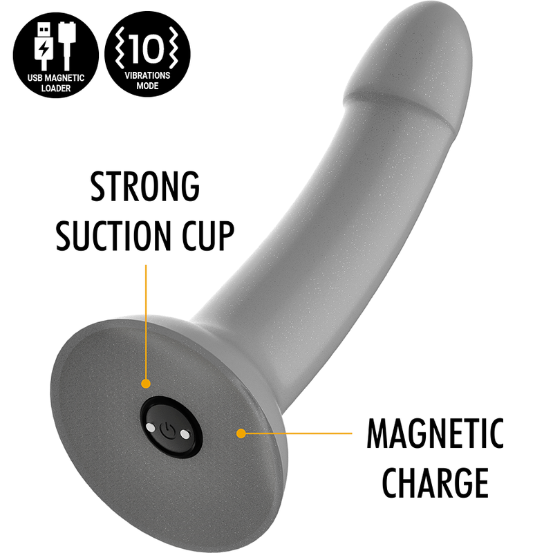 MYTHOLOGY - RUNE MAJESTIC DILDO VIBRANTE MISURA S COMPATIBILE CON TECNOLOGIA WIRELESS WATCHME