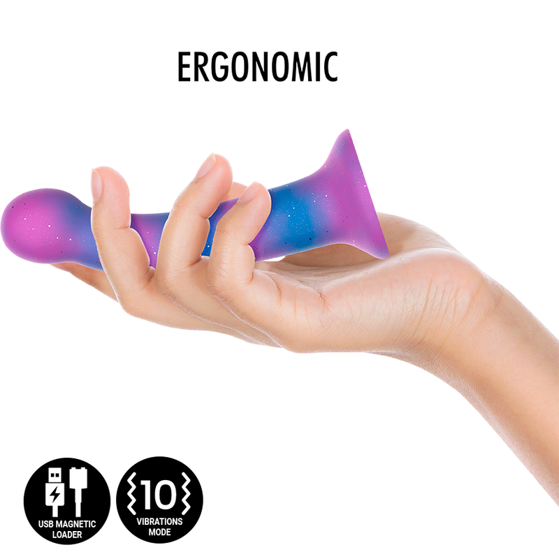MYTHOLOGY - DION GALACTIC DILDO VIBRANTE MISURA S COMPATIBILE CON TECNOLOGIA WIRELESS WATCHME