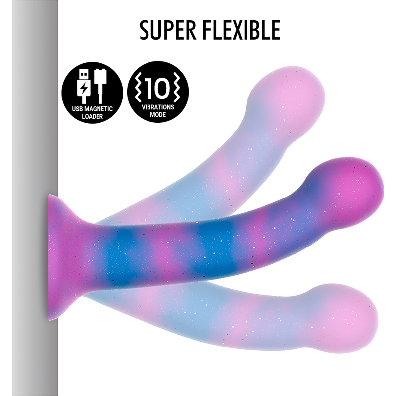 MYTHOLOGY - DION GALACTIC DILDO VIBRANTE MISURA S COMPATIBILE CON TECNOLOGIA WIRELESS WATCHME