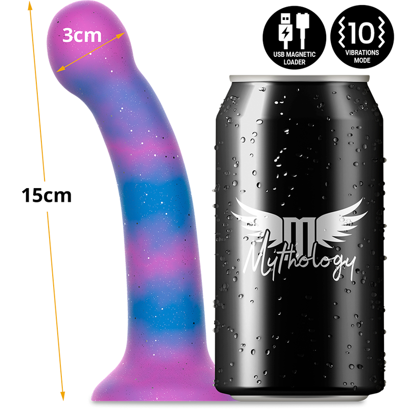 MYTHOLOGY - DION GALACTIC DILDO VIBRANTE MISURA S COMPATIBILE CON TECNOLOGIA WIRELESS WATCHME