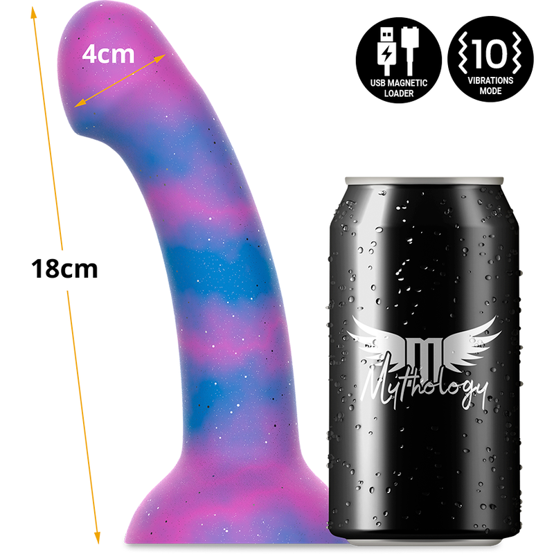 MYTHOLOGY - DION GALACTIC DILDO VIBRANTE MISURA M COMPATIBILE CON TECNOLOGIA WIRELESS WATCHME
