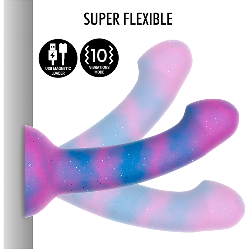 MYTHOLOGY - DION GALACTIC DILDO VIBRANTE MISURA M COMPATIBILE CON TECNOLOGIA WIRELESS WATCHME