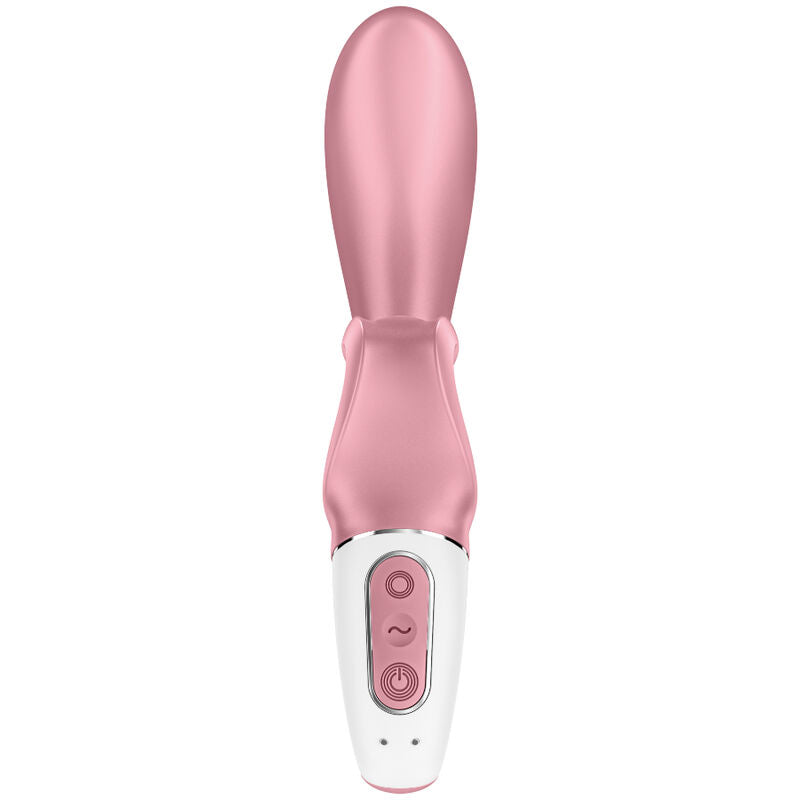 SATISFYER - HUG ME VIBRATORE CON RABBIT E APP AZZURRO