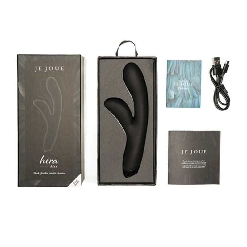 JE JOUE - HERA VIBRATORE RABBIT NERO