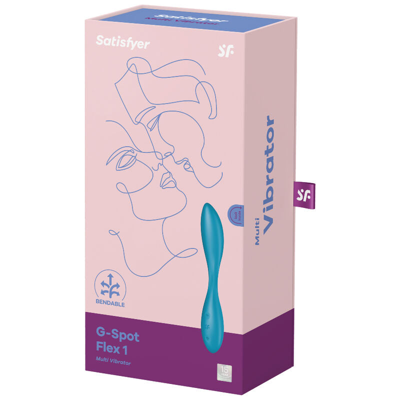 SATISFYER - FLEX 1 G-SPOT MULTI VIBRATORE FLESSIBILE BLU