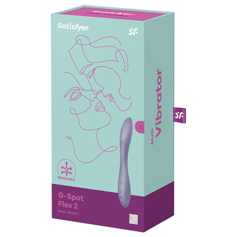 SATISFYER - FLEX 2 G-SPOT MULTI VIBRATORE FLESSIBILE VIOLA