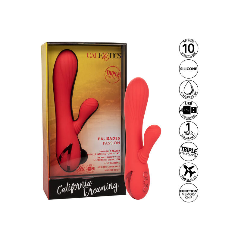 CALEXOTICS - CALIFORNIA DREAMING PALISADES PASSION VIBRATORE ROSSO