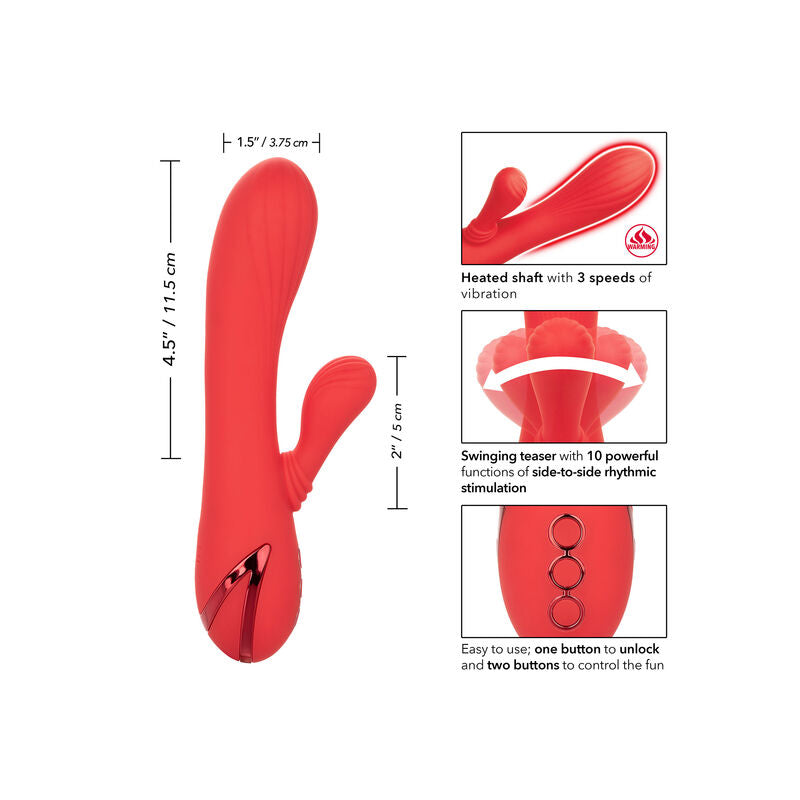 CALEXOTICS - CALIFORNIA DREAMING PALISADES PASSION VIBRATORE ROSSO
