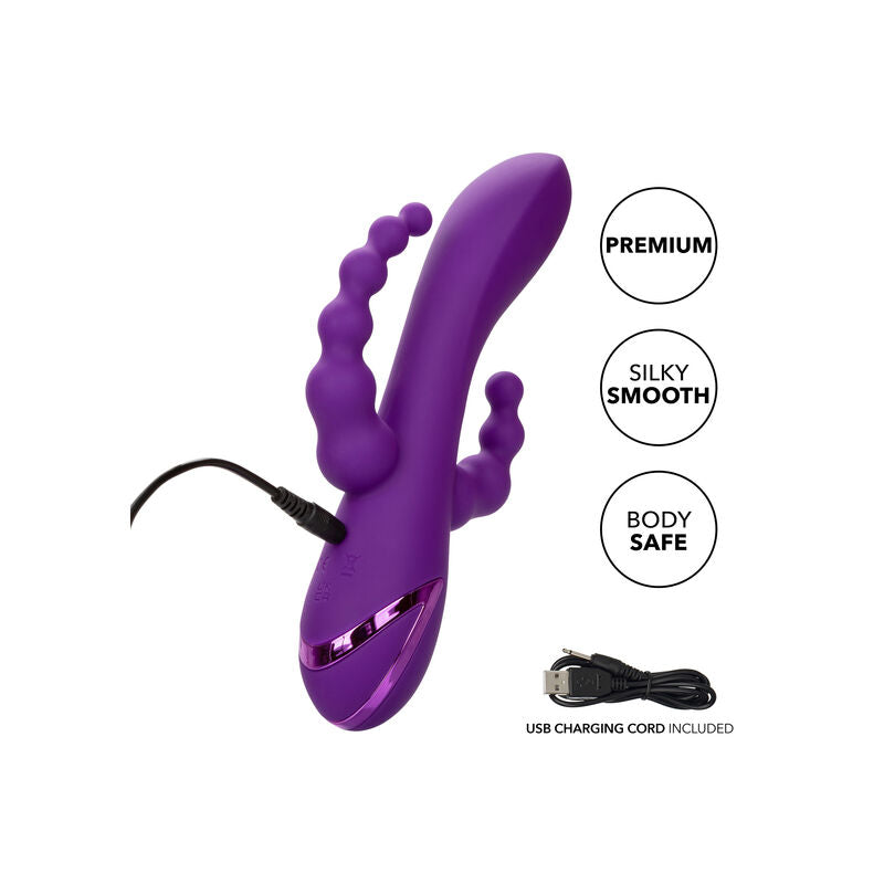 CALEXOTICS - CALIFORNIA DREAMING LONG BEACH BOOTYLICIOUS VIBRATORE E MASSAGGIATORE VIOLA