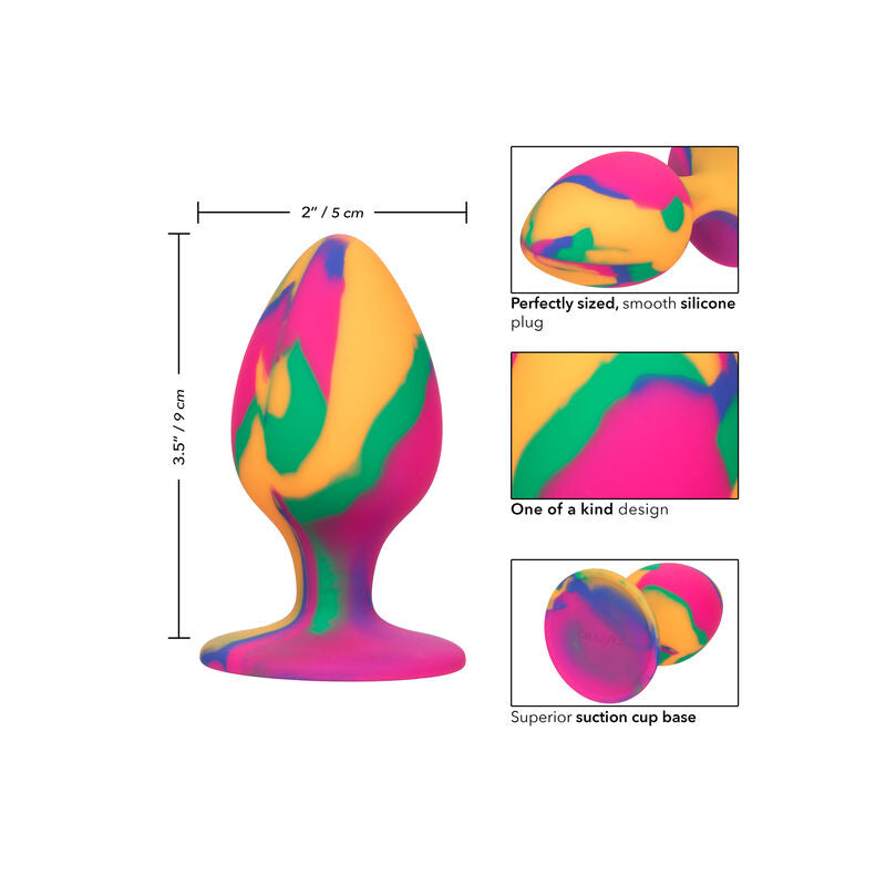 CALEXOTICS - CHEEKY TIE-DYE PLUG ANALE MISURA L