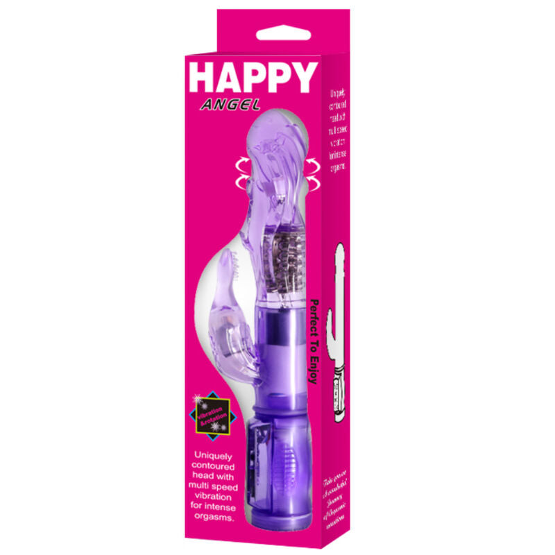 BAILE - HAPPY ANGEL ROTATORE STIMOLATORE RABBIT LILLA