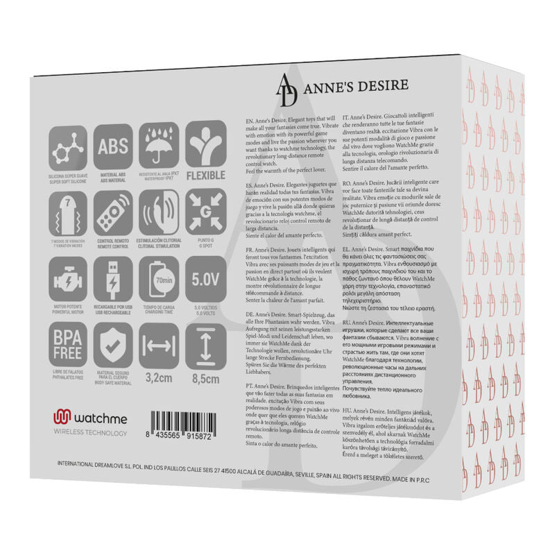 VIBRATORE DI COPPIA DUAL PLEASURE CON TECNOLOGIA WATCHME NERO