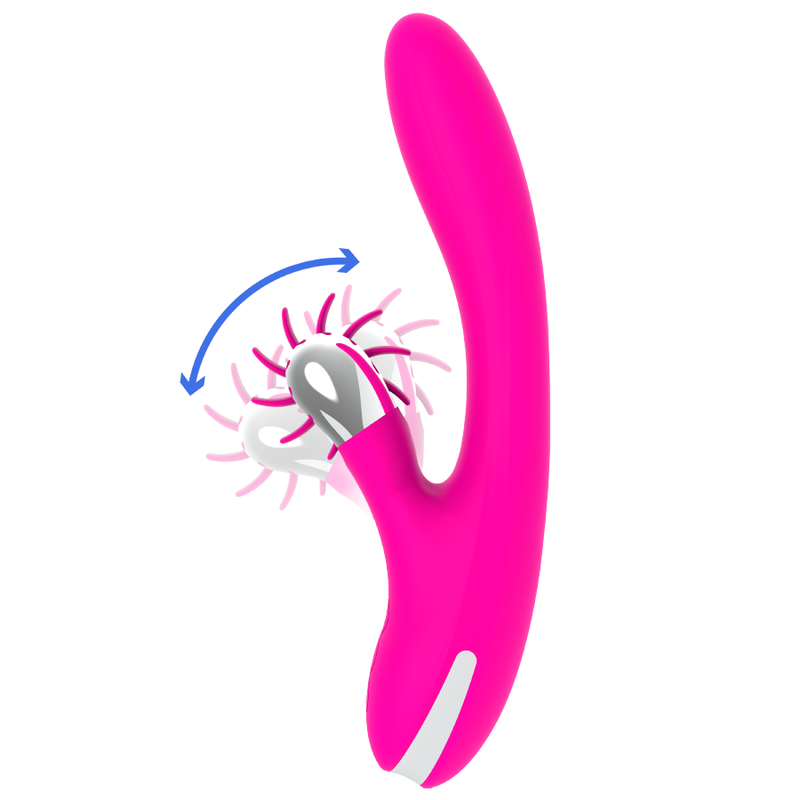DIVERSIA - BUNNY VIBRATORE CON MOVIMENTO AD ONDE 24 CM
