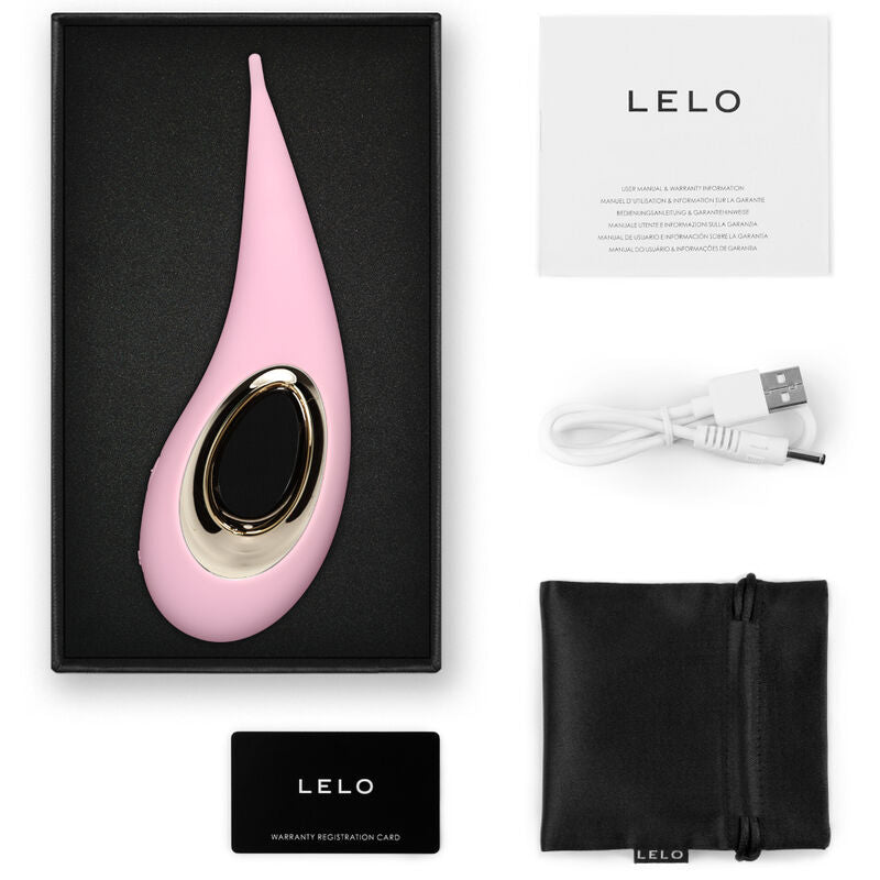 LELO - DOT STIMOLATORE CLITORIDEO 8 MODALITA' SILICONE ROSA