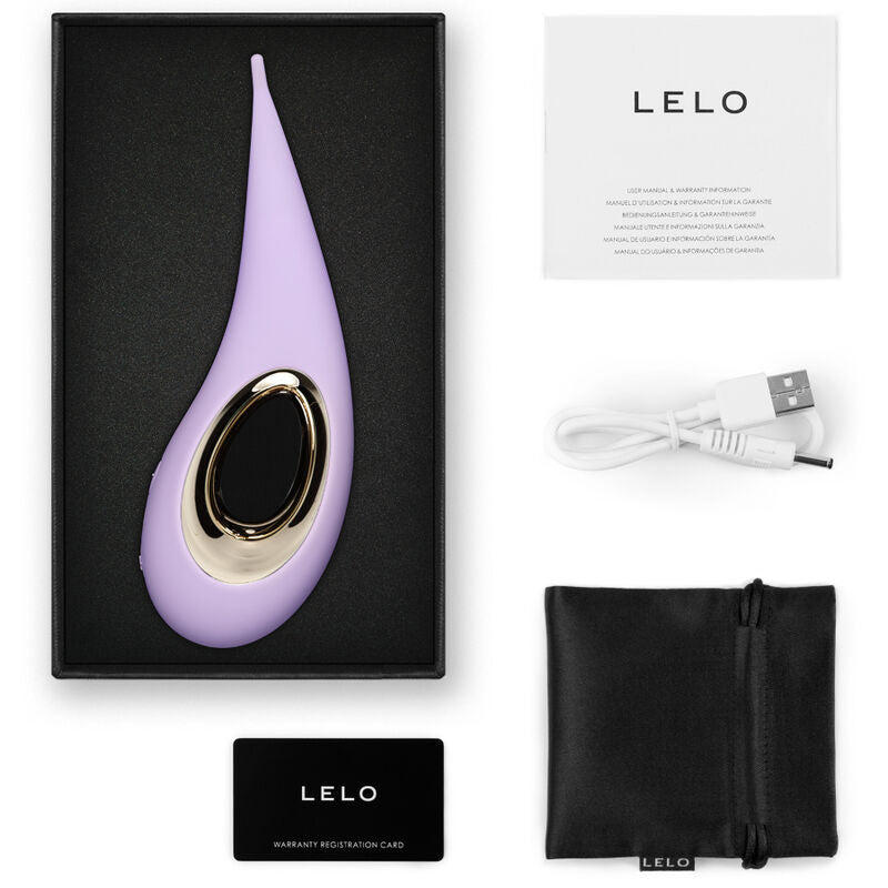 LELO - DOT STIMOLATORE CLITORIDEO 8 MODALITA' SILICONE LILLA
