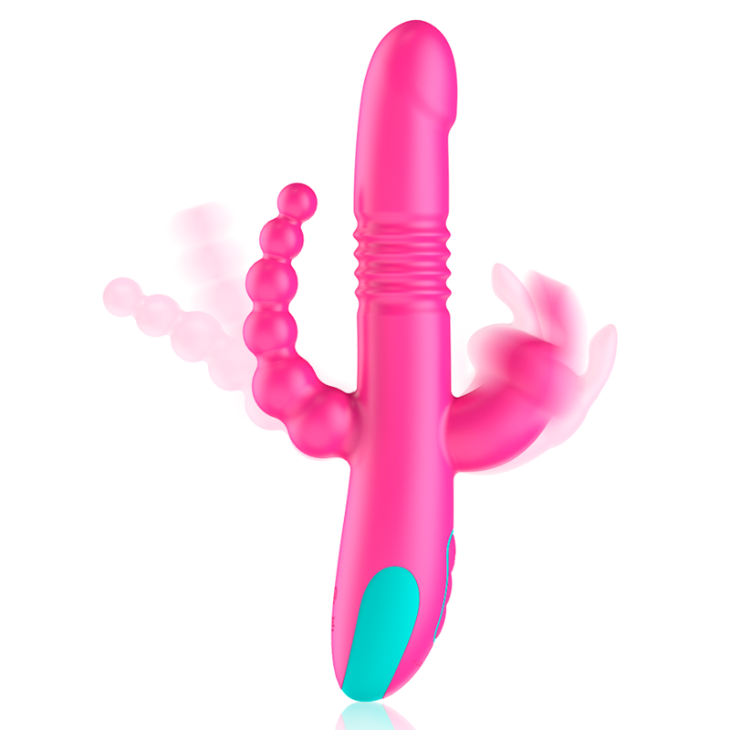 HAPPY LOKY - DONALD TRIPLA STIMOLAZIONE: ANALE, PUNTO G E CLITORIDEA. COMPATIBILE CON LA TECNOLOGIA WIRELESS WATCHME.