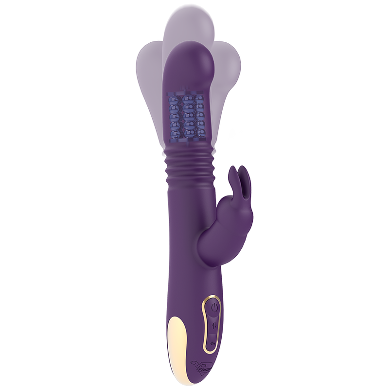 TREASURE - BASTIAN RABBIT ROTATORE E VIBRATORE COMPATIBILE CON LA TECNOLOGIA WIRELESS WATCHME