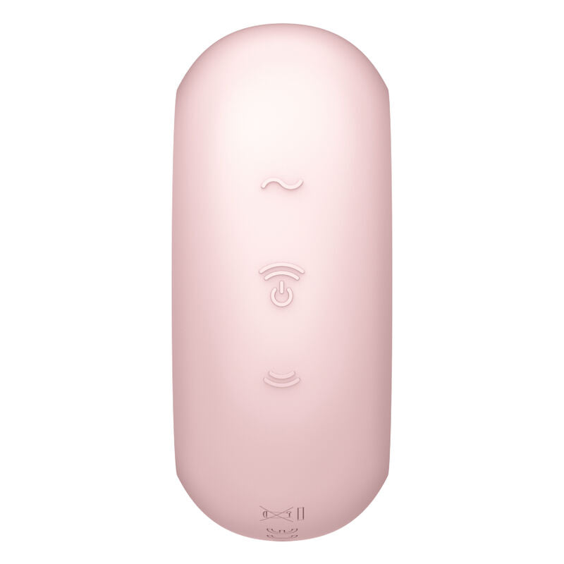 SATISFYER - PRO TO GO 3 DOPPIO STIMOLATORE E VIBRATORE AIR PULSE NERO