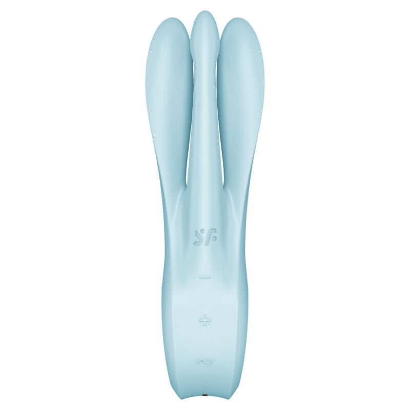 SATISFYER - THREESOME 1 VIBRATORE A TRE BRACCI BLU
