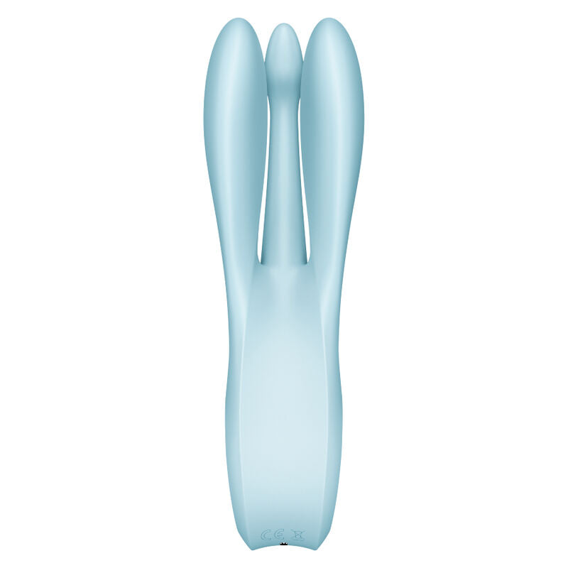 SATISFYER - THREESOME 1 VIBRATORE A TRE BRACCI BLU