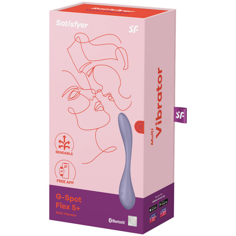SATISFYER - FLEX 5 G-SPOT MULTI VIBRATORE CON APP BLU